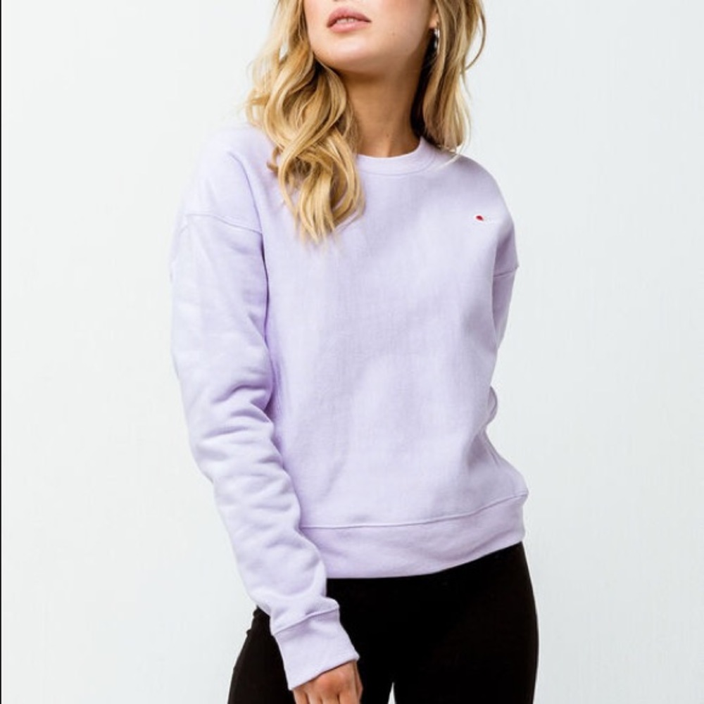 Lilac champion crewneck